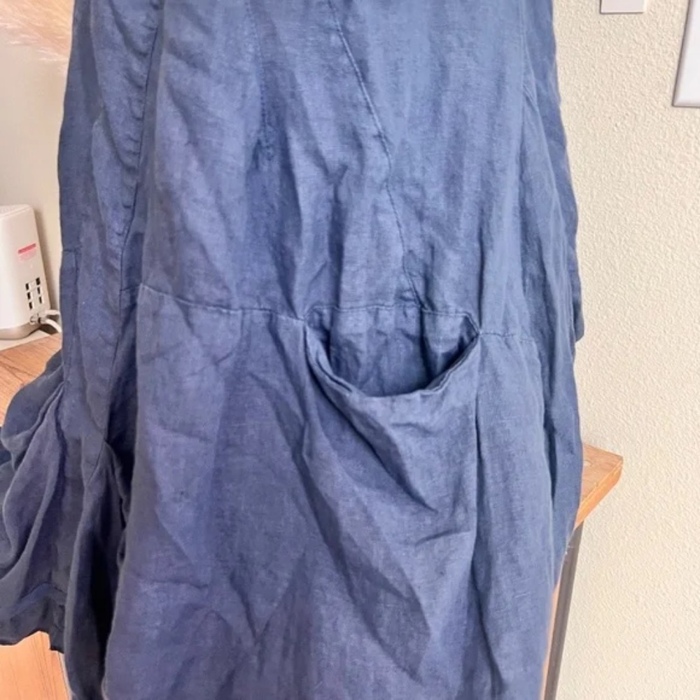 Haris Cotton 100% Linen Dress - Picture 3 of 6